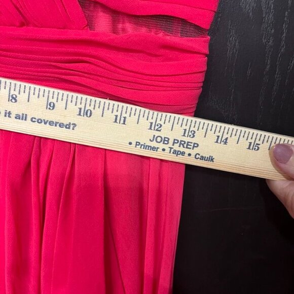 Cache Fuchsia Sweetheart High-Low Formal Dress SIZE 10 - Picture 6 of 13